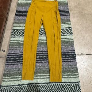 REI Mustard Yellow Leggings M